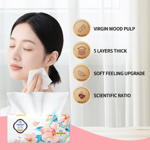 Oem Giao hàng nhanh 5ply dày ướt sức mạnh dập nổi dùng một lần mặt mô hàng ngày cần thiết - Product Image 6