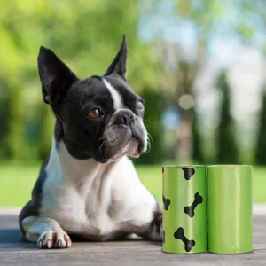 Dispensador impermeable de bolsas para caca de perro Mantenga sus paseos libres de desorden