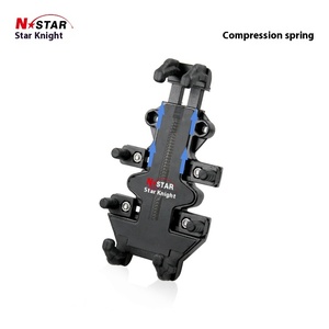 Enxing Knight, recién llegado, soporte para coche <span class=keywords><strong>de</strong></span> motocicleta, aleación <span class=keywords><strong>de</strong></span> aluminio, Metal, acceso con una sola mano, cargador <span class=keywords><strong>de</strong></span> instalación multiángulo - Product Image 3
