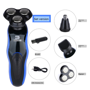 Rasoir multifonction 4-en-1 pour homme 2023, étanche, rechargeable par USB, pour le soin du visage, rasoir pour homme - Product Image 3