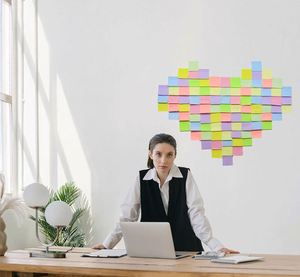 800 Sheet Self-Adhesive Transparent Sticky Notes Memo <b>Pads</b> for Students Removable Reminders - Product Image 6