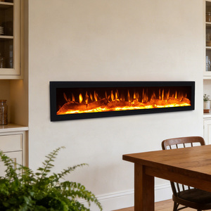 <span class=keywords><strong>Chimenea</strong></span> Eléctrica Moderna con Efecto de Llama de Fuego Artificial sin Calentamiento, Fabricada en China, <span class=keywords><strong>para</strong></span> Decoración - Product Image 1