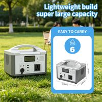 Système solaire portable de camping en plein air, station d'alimentation portable de 600W pour les voyages