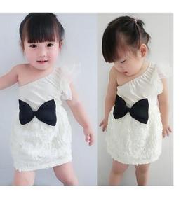 Vestido de Fiesta Blanco sin Mangas para Niñas, Elegante, Estilo Princesa, con Lazo, al por Mayor, de China - Product Image 3