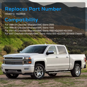 شاشة رؤية خلفية للسيارة iPostor بوصة مع دعامة No1 مقبض باب خلفي OEM طقم كاميرا احتياطية لشيفروليه سيلفرادو/GMC سييرا - Product Image 4