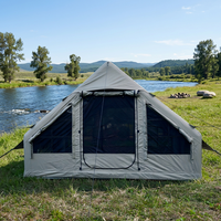 Tente gonflable d'extérieur à prix d'usine, tente de pique-nique pliable, hébergement familial en plein air, tente de camping gonflable imperméable