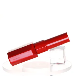 8ml-15ml 까만 플라스틱 매니큐어 접착제 패킹 병 솔을 가진 빨간 gless 빈 기름 병