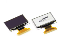 Module d'affichage PMOLED de 2,36 pouces, 128x22 SSD1305, écran OLED jaune ambre, FPC 24 broches pour instruments industriels