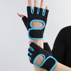 Women's Custom Workout <b>Gloves</b> Fingerless Polyester Gym Weight Lifting <b>Gloves</b> - Product Image 4