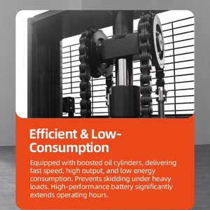 Apilador Eléctrico de Fábrica de Alta Calidad, Apilador de Paletas Eléctrico de 2 Toneladas - Product Image 4