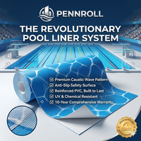 Bâche isolante en PVC pour piscine, membrane vinyle imperméable, économie d'énergie, thermique, pour piscine hors sol extérieure