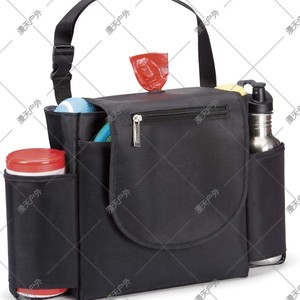 Pet Car <b>Seat</b> Back <b>Storage</b> Bag Black Polyester Durable Travel Organizer For Dog Supplies - Product Image 5