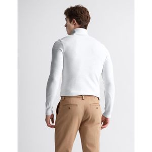 FOXA Men's <b>Turtleneck</b> <b>Sweater</b> Slim Fit Soft Knitted Basic Pullover - Product Image 4