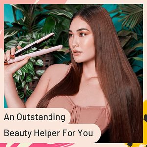 Plaques flottantes 3D en titane Nano avec contrôle de mouvement pivotant, 2 en 1, fer plat, idée cadeau idéal pour femmes - Product Image 5