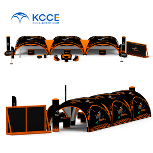 Tente gonflable publicitaire promotionnelle pour l'extérieur, gazebo gonflable personnalisé imprimé pour salons professionnels et expositions - Product Image 2