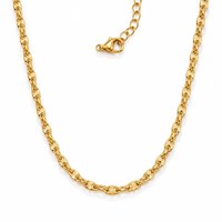Collier ras du cou en acier inoxydable plaqué or 18 carats, bijoux délicats, vente en gros