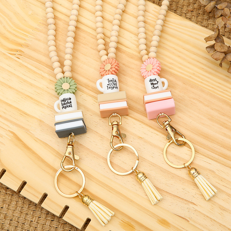 High Quality Eco-friendly Durable Custom Silicone Screen Printing Short Sports Water Bottle Carrying Strap Mobile Phone Wrist Image 4