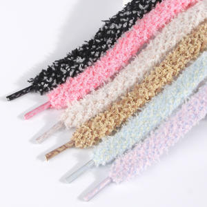 Lacets plats et moelleux de 15 mm, lacets de chaussures moelleux et tendance pour baskets, 60-180 cm - Product Image 5