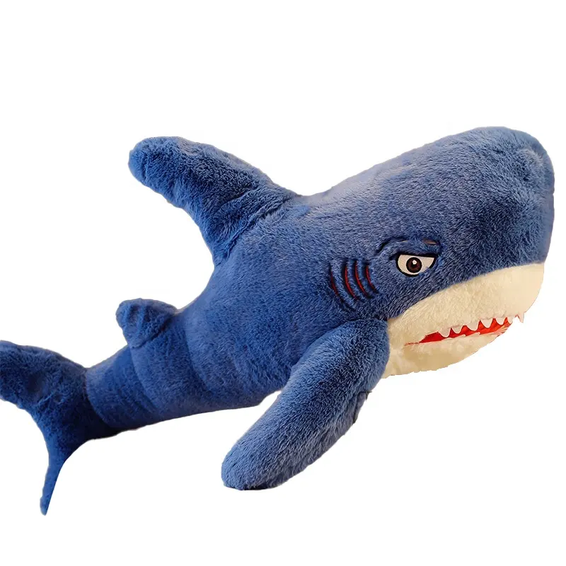 Großhandel benutzer definierte Spielzeug Ozean Tiere Neues Design großen Hai weichen Spielzeug Gefüllte Anpassung Plüsch Spielzeug Kissen Jungen