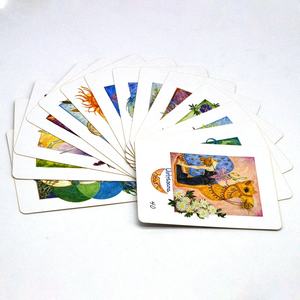 Tarjetas de oráculo personalizadas para mujeres negras, diseño Simple, mensaje de amor <span class=keywords><strong>femenino</strong></span>, Yoga blanco, con mensaje - Product Image 4