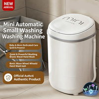 Lave-linge portable compact semi-automatique silencieux à roue pulsée pour un nettoyage en profondeur des vêtements, sous-vêtements, chaussettes, pour la maison et le dortoir