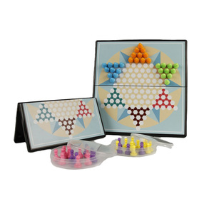 Magnetic Checkers For Children Educational Board Game <b>Large</b> Pieces With Built In Magnets Parent Child <b>Gift</b> - Product Image 2