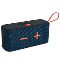 Nouveau haut-parleur portable sans fil BT en tissu NB-618, radio FM/TF/USB, haut-parleur stéréo actif avec caisson de basses, charge facile, haut-parleur puissant