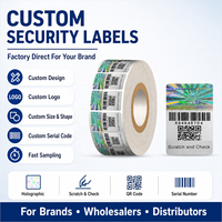 Étiquettes de sécurité holographiques 3D personnalisées directes d'usine avec protection anti-effraction et logo personnalisé pour la protection de la marque contre la contrefaçon