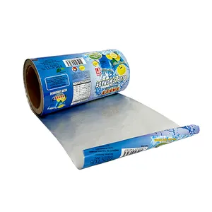 Custom Print Plastic Foil Laminado Calor Sealable Materiais Flexíveis De Embalagem De Alimentos Filme Estoque De Rolo Para Embalagem Automática