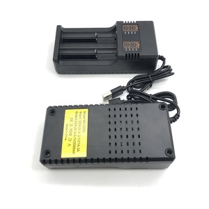 USB 18650 зарядное устройство <span class=keywords><strong>2</strong></span> слота 3,7 В <span class=keywords><strong>Ni</strong></span>-<span class=keywords><strong>MH</strong></span> <span class=keywords><strong>NI</strong></span>-CD аккумуляторные батареи умная Зарядка светодиодная подсветка электрические зарядные устройства - Product Image 5