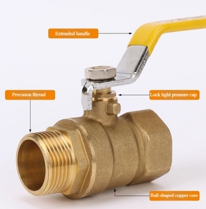 高品质1/<span class=keywords><strong>2</strong></span>黄铜JD-4099球阀厂家直销手动家用管道系统外螺纹OEM可定制水 - Product Image 3