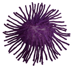 Pezzo pieno pizzo <span class=keywords><strong>uomo</strong></span> colorato viola capelli lunghi per <span class=keywords><strong>uomo</strong></span> nero dreadlocks Base di pizzo colore viola con 130% densità - Product Image 1