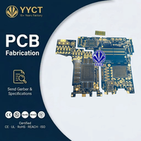 Carte de circuit imprimé rigide-flexible haut de gamme pour serveur avec finition de surface ENIG et service OEM pour l'informatique haute performance