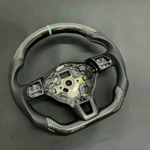 Volante de fibra de carbono de cuero Nappa modificado para VW <span class=keywords><strong>GTI</strong></span> <span class=keywords><strong>Golf</strong></span> 6 Scirocco de 6. ª generación, volante de coche Volkswagen - Product Image 6