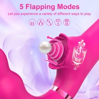 Vente flash - Vibromasseur double pour femmes avec télécommande, stimulation du point G et du clitoris, jouets pour adultes