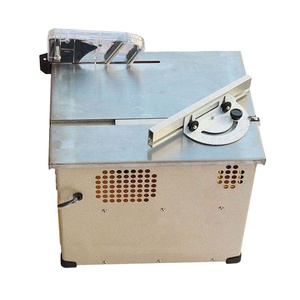 Sierra de mesa de corte suave y plano con cubierta de seguridad antipolvo y cepillos adicionales, ideal para el acabado de suelos y como regruesadora. - Product Image 3