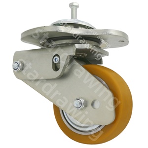 SS 140mm 600/1000KG <span class=keywords><strong>Jungheinrich</strong></span> pièces de chariot élévateur roulette électrique <span class=keywords><strong>transpalette</strong></span> roulette - Product Image 4