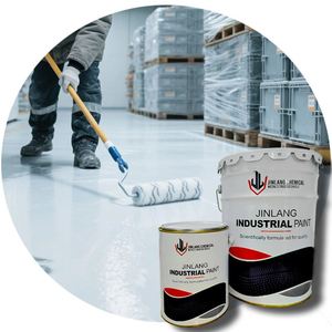 Marble Effect Self-Leveling Epoxy Floor Coating Interior <b>Paint</b> for Colorful Sand Liquid Concrete Floors Spray Application - Product Image 5