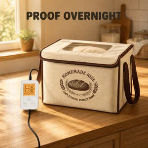 Boîte de levage pour pain, boîte de levage pour levain, boîte de levage chauffante, panier de levage pour four, 68-131 ℉   Minuteur 99H - Product Image 3