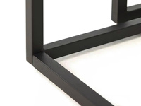 [BeNK] Ensemble de 2 tables d'appoint contemporaines décoratives multifonctions faciles à nettoyer, forme carrée, en bois de chêne clair, très vendues