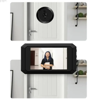 Cámara Espía Oculta con Pantalla Grande de 4.0 Pulgadas, Visor Digital HD de 2.0MP para Puerta, 120° °   Cámara de Visión Nocturna Gran Angular con Carga Tipo-C