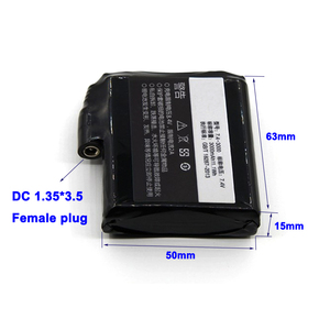 교체 충전식 배터리 리튬 배터리 7.4v 3000mAh 2200mah 2500mah 가열 장갑 - Product Image 4