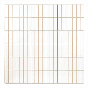 Piastrella Pretagliata Manhattan White 20x20 per Uso a Parete e Pavimento - Product Image 2