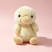 Bandana brodée avec logo personnalisé, mascotte en peluche mignonne et moelleuse (poulet, canard, oie), cadeau promotionnel de marque, jouet publicitaire