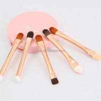 Hochwertiger Mini doppelseitiger Kopfteil Concealer Augenbrauen Kosmetik pinsel Make-up Kleiner Dual Ended Eye Detailer Lidschatten schwamm