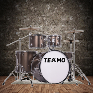 Batería Acústica de Percusión para Principiantes con Parches de PVC y Cascos de Álamo - Precio Competitivo para Adultos y Niños - Product Image 6