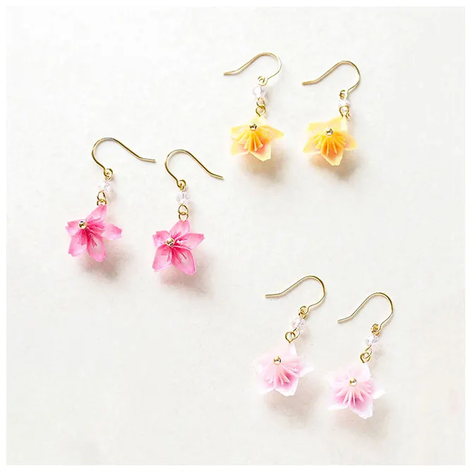 Flower design swinging tulip accessories women jewelry fashion jewelry earrings