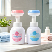 Savon liquide pour les mains personnalisé OEM/ODM, hydratant, sans alcool, respectueux de la peau, savon moussant en forme de patte de chat pour enfants