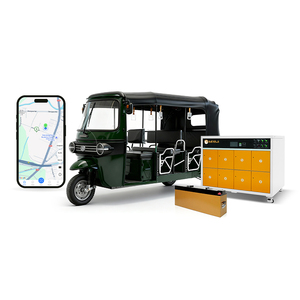 Tricicli Elettrici Chiusi per Passeggeri, Tuk-Tuk Turistici, Sostituzione Batteria, Ricarica Rapida, Carico Utile 400kg, Velocità 50-70km/<span class=keywords><strong>h</strong></span> - Product Image 1