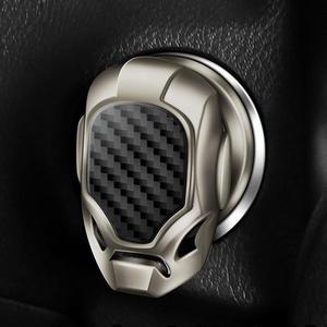 Iron Man Carbon Fiber Start Stop Cover Interior <strong>Engine</strong> Ignition Push Button Cover for Different Car Brands Interior Accessories - Product Image 3